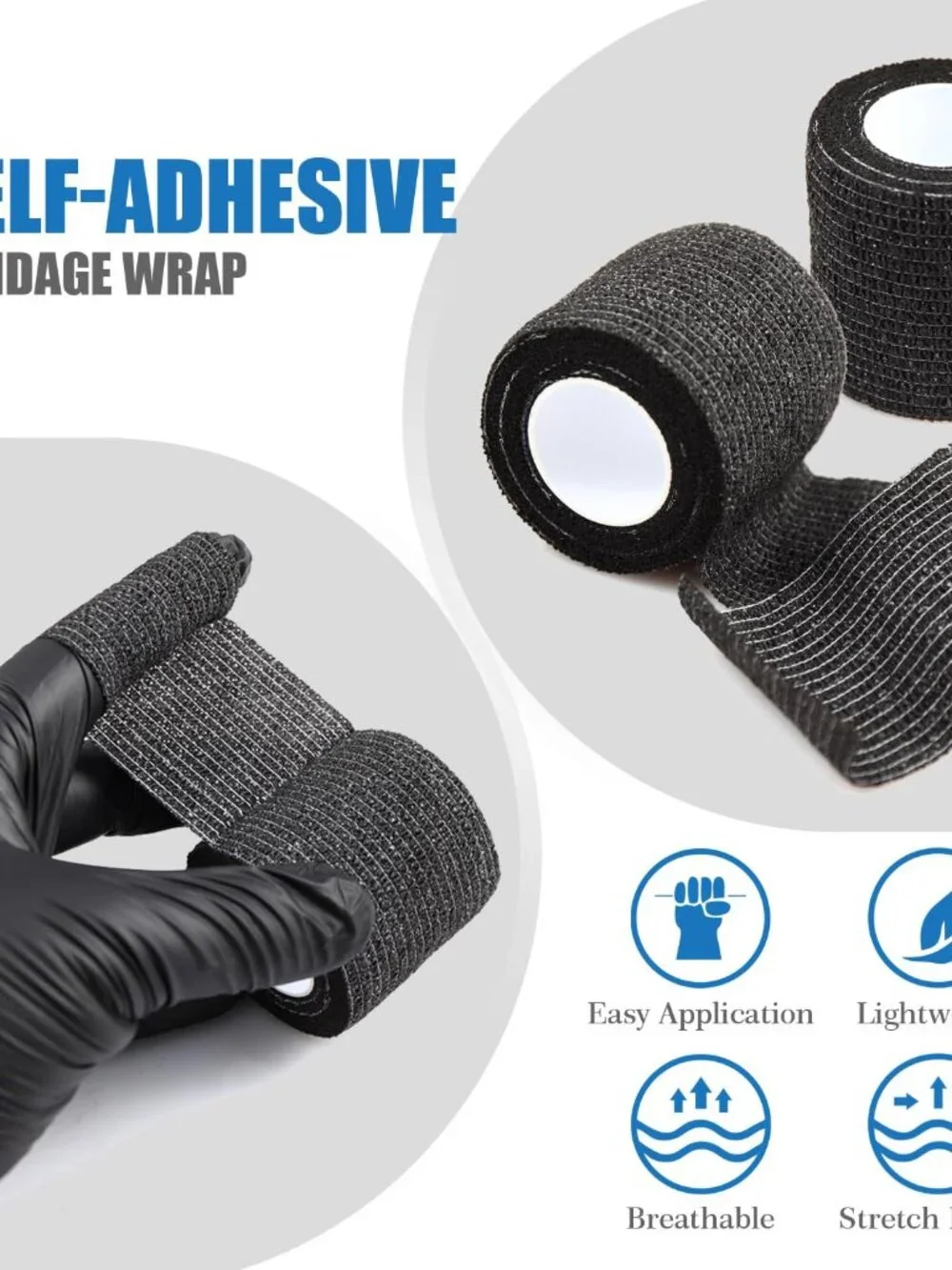 Pen Machine Covers and Grip Tapes 200pcs Tattoo Machine Covers with 4pcs Grip Wr